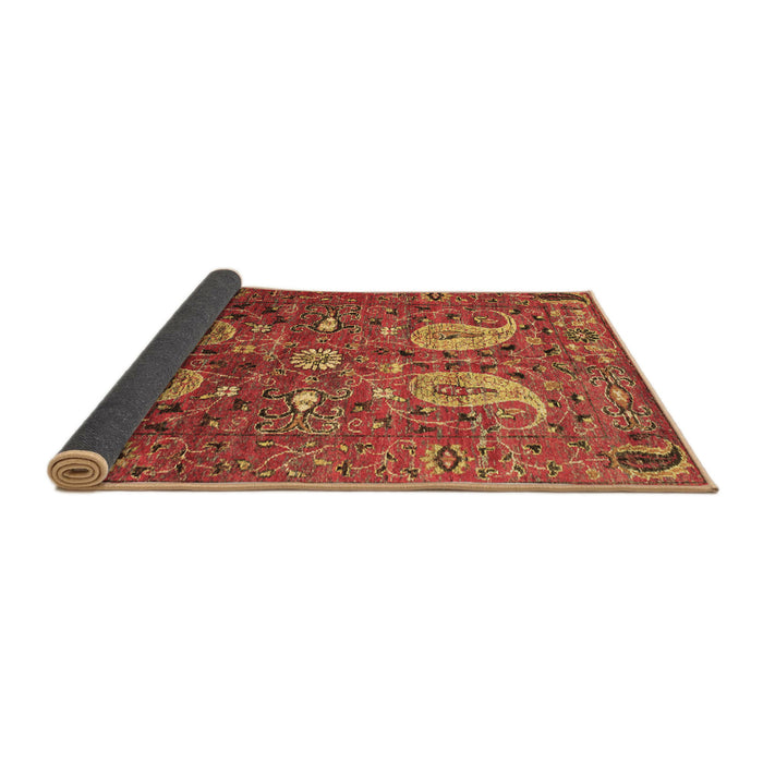 Sideview of Persian Brown Traditional Rug, tr1684brn