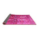 Sideview of Persian Pink Traditional Rug, tr1685pnk