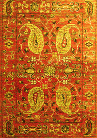Persian Yellow Traditional Rug, tr1685yw