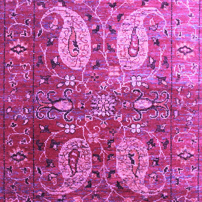Machine Washable Persian Purple Traditional Area Rugs, wshtr1685pur