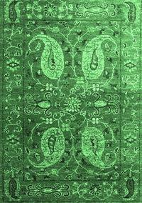 Persian Emerald Green Traditional Rug, tr1685emgrn