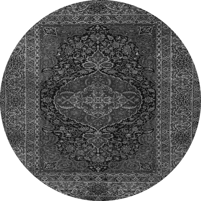 Square Persian Gray Traditional Rug, tr1686gry