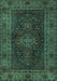 Persian Turquoise Traditional Rug, tr1686turq