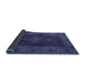 Sideview of Persian Blue Traditional Rug, tr1686blu
