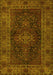 Machine Washable Persian Yellow Traditional Rug, wshtr1686yw