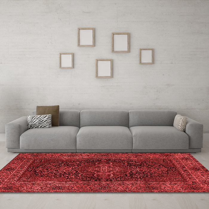 Traditional Red Washable Rugs