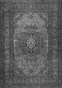 Medallion Gray Traditional Rug, tr1687gry