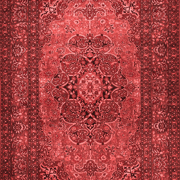Medallion Red Traditional Area Rugs