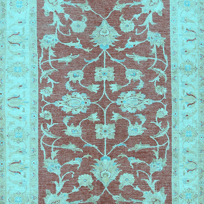 Oriental Light Blue Traditional Rug, tr1688lblu