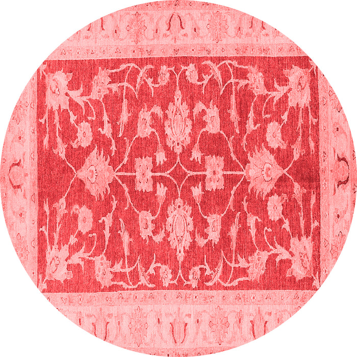 Machine Washable Oriental Red Traditional Rug, wshtr1688red