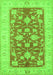 Oriental Green Traditional Rug, tr1688grn