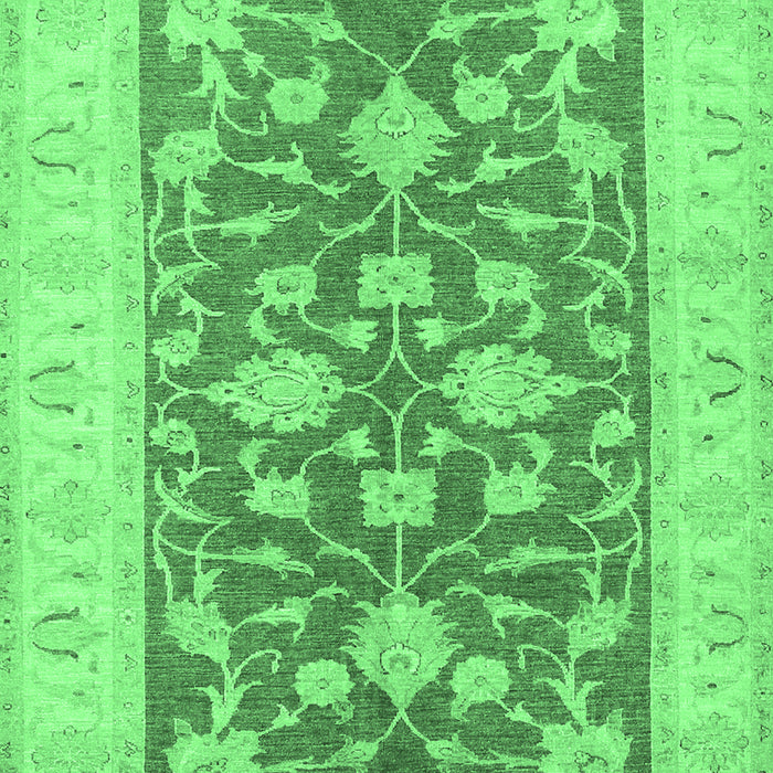 Oriental Emerald Green Traditional Rug, tr1688emgrn