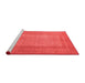 Country Red Washable Rugs