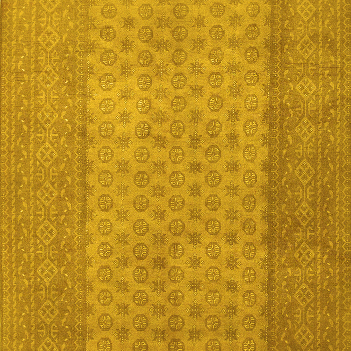 Southwestern Yellow Country Rug, tr1689yw