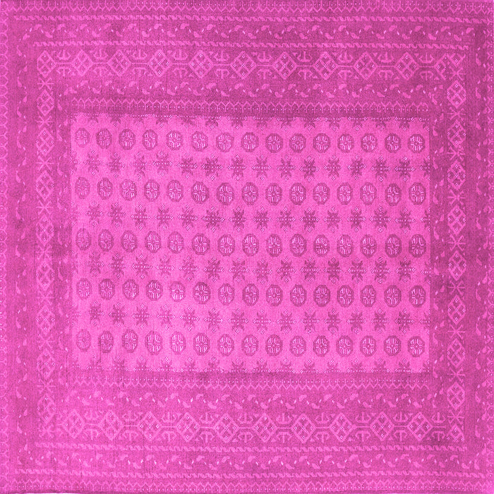 Square Southwestern Pink Country Rug, tr1689pnk