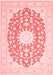 Medallion Red Traditional Area Rugs