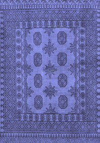 Southwestern Blue Country Rug, tr1690blu