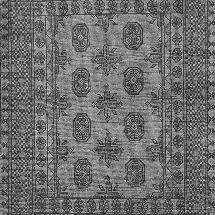 Serging Thickness of Machine Washable Southwestern Gray Country Rug, wshtr1690gry
