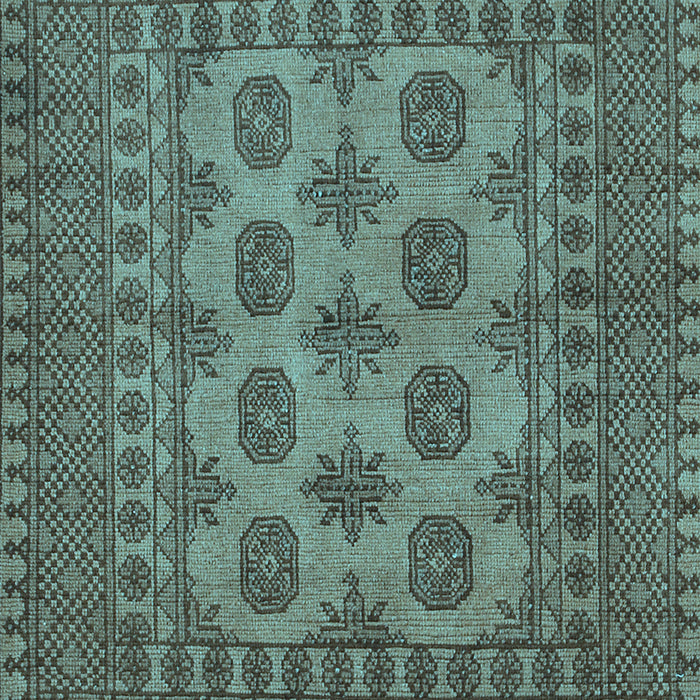 Southwestern Light Blue Country Rug, tr1690lblu