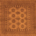 Serging Thickness of Southwestern Orange Country Rug, tr1690org