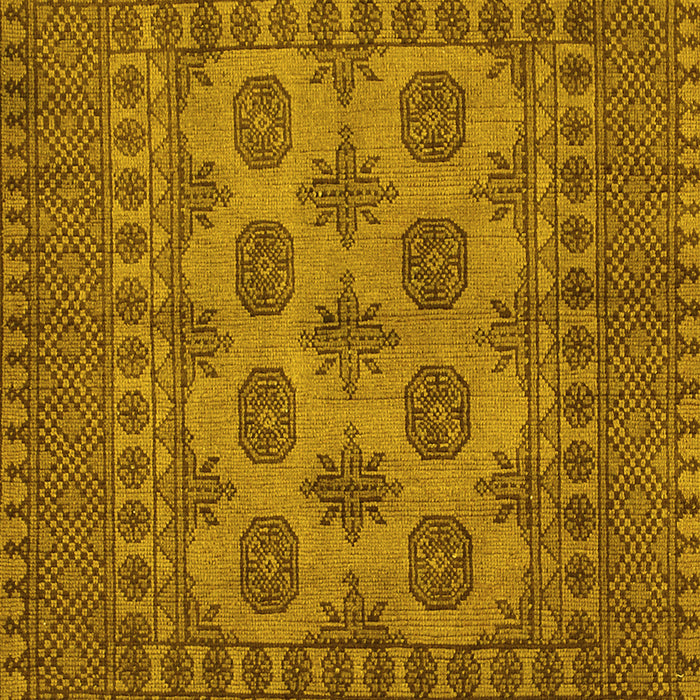 Southwestern Yellow Country Rug, tr1690yw