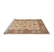 Sideview of Machine Washable Traditional Red Rug, wshtr1691