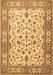 Machine Washable Persian Brown Traditional Rug, wshtr1691brn