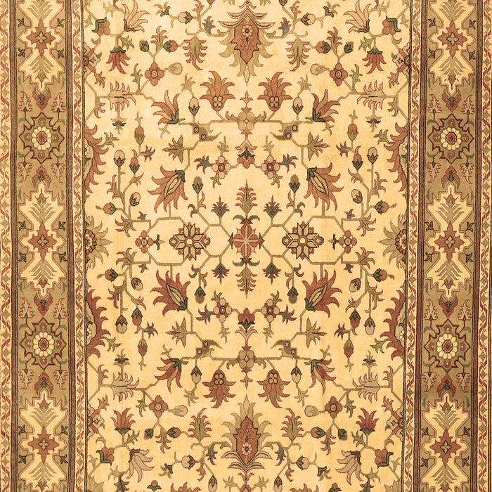 Machine Washable Persian Brown Traditional Rug, wshtr1691brn
