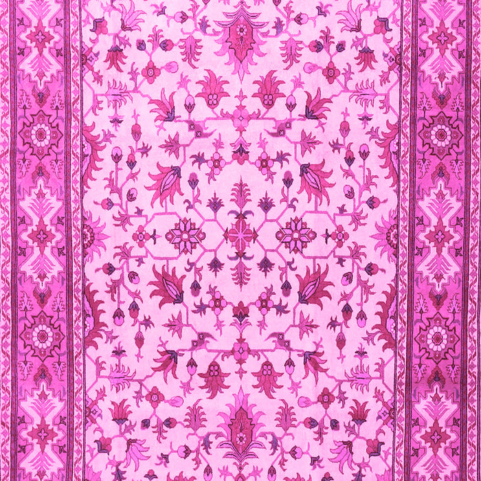 Machine Washable Persian Pink Traditional Rug, wshtr1691pnk