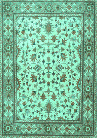 Persian Turquoise Traditional Rug, tr1691turq