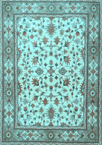 Persian Light Blue Traditional Rug, tr1691lblu