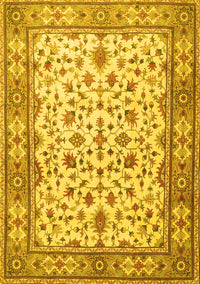 Persian Yellow Traditional Rug, tr1691yw