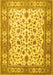 Machine Washable Persian Yellow Traditional Rug, wshtr1691yw