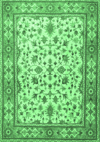 Persian Emerald Green Traditional Rug, tr1691emgrn