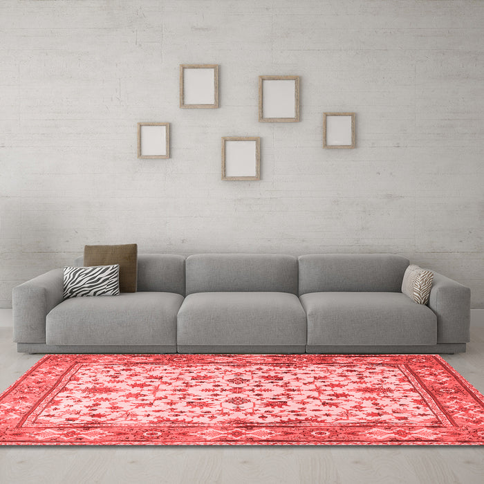 Traditional Red Washable Rugs