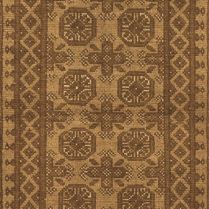 Machine Washable Southwestern Brown Country Rug, wshtr1692brn