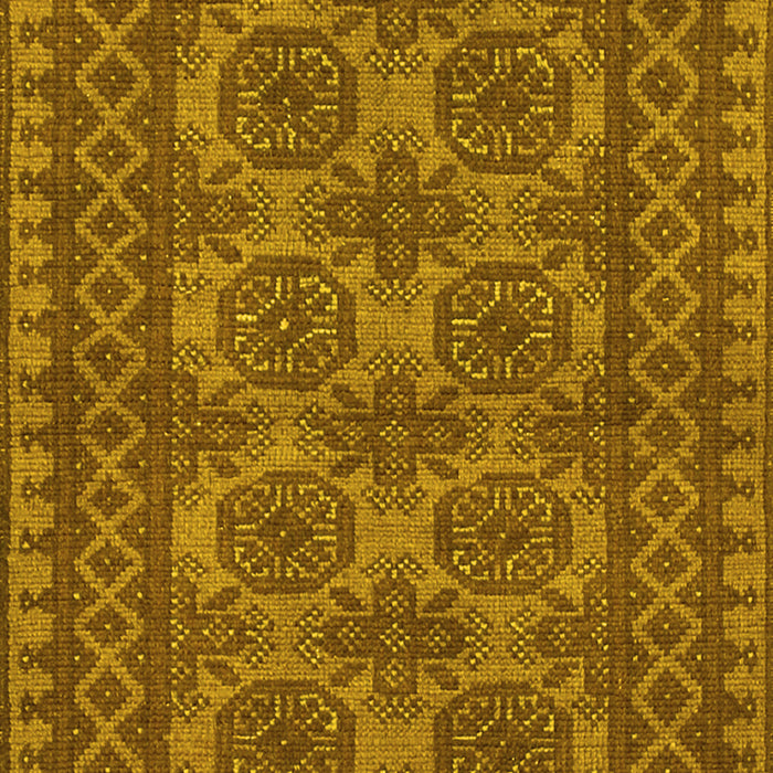 Machine Washable Southwestern Yellow Country Rug, wshtr1692yw