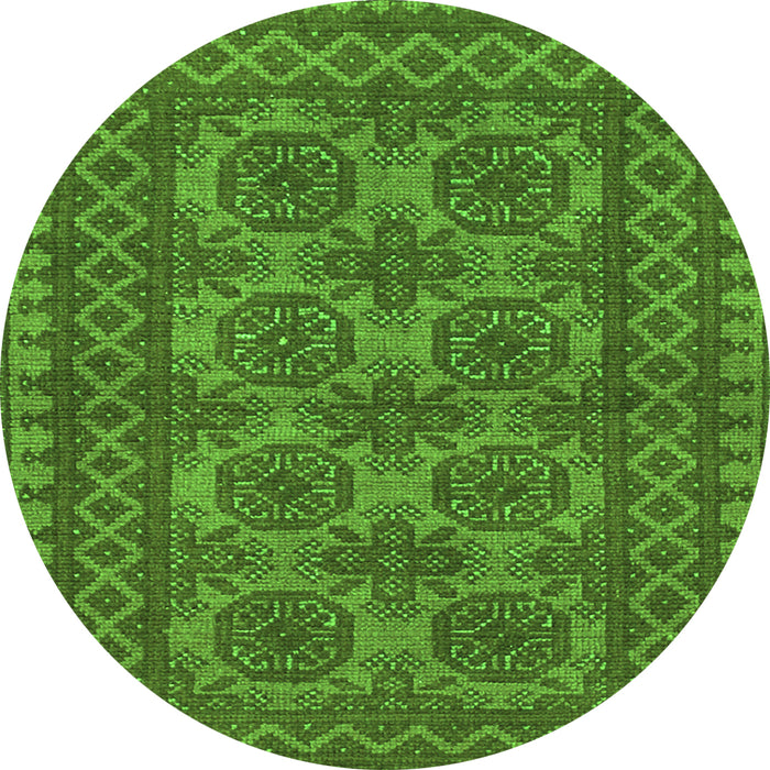 Machine Washable Southwestern Green Country Area Rugs, wshtr1692grn