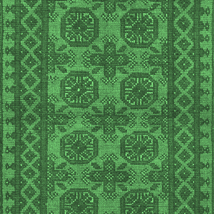 Machine Washable Southwestern Emerald Green Country Area Rugs, wshtr1692emgrn