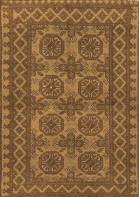 Southwestern Brown Country Rug, tr1692brn