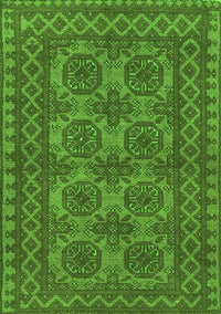 Southwestern Green Country Rug, tr1692grn