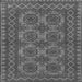 Serging Thickness of Southwestern Gray Country Rug, tr1692gry