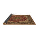 Sideview of Medallion Brown Traditional Rug, tr1693brn