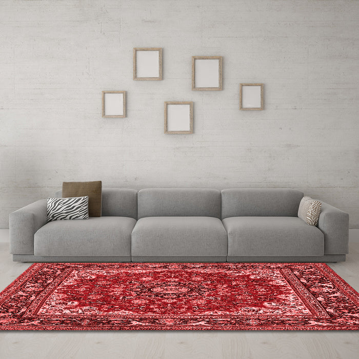 Traditional Red Washable Rugs