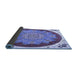 Sideview of Medallion Blue Traditional Rug, tr1694blu