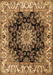 Medallion Brown Traditional Rug, tr1695brn