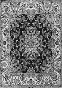 Medallion Gray Traditional Rug, tr1695gry