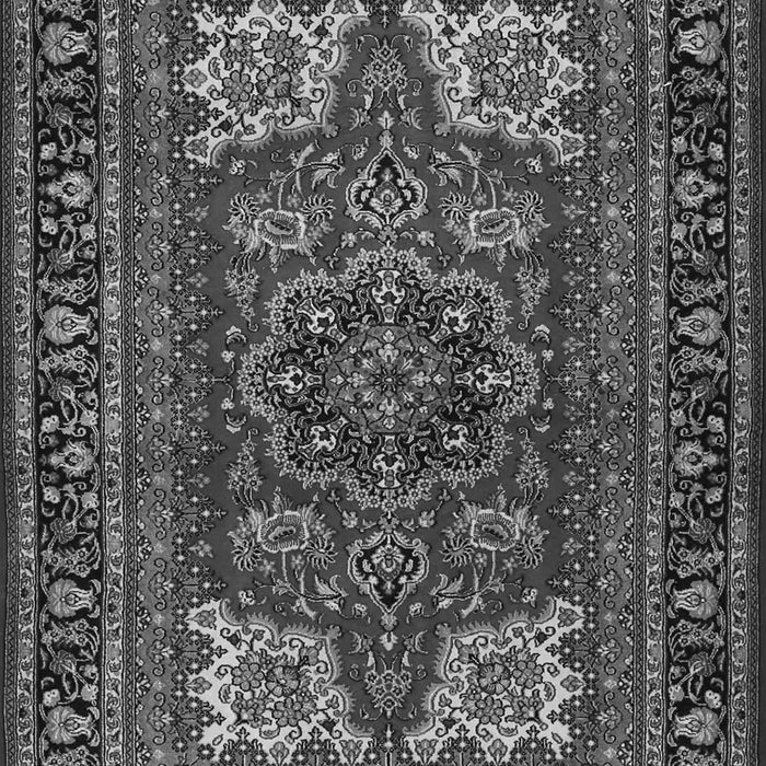Medallion Gray Traditional Rug, tr1696gry