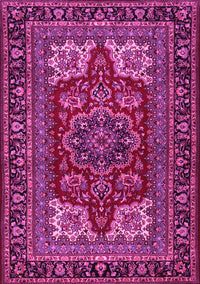 Medallion Pink Traditional Rug, tr1696pnk