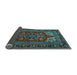 Sideview of Medallion Light Blue Traditional Rug, tr1696lblu